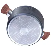 Кастрюля Fissman Diamond 7.1л Алюминий / Черный photo 3