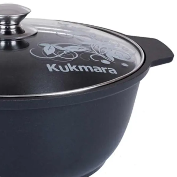 Cratiță Kukmara Ж44А 4l Aluminiu / Black photo 4