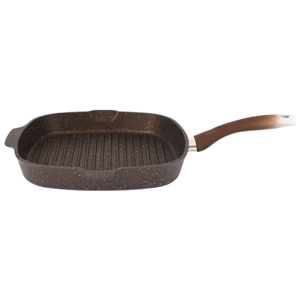 Tigaie Kukmara Marmura SGKMKI280A Tigaie-grill / / Brown photo 1 Tigaie Kukmara Marmura SGKMKI280A Tigaie-grill / / Brown photo 1