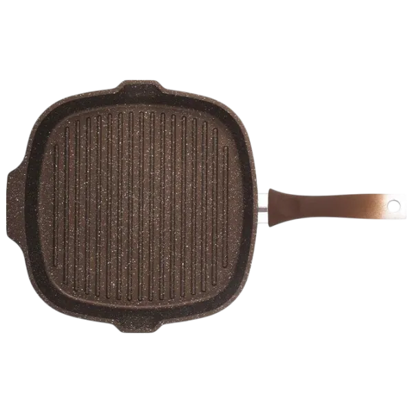 Tigaie Kukmara Marmura SGKMKI280A Tigaie-grill / / Brown photo 2 Tigaie Kukmara Marmura SGKMKI280A Tigaie-grill / / Brown photo 2