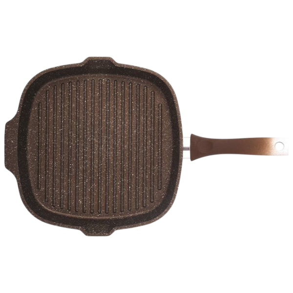 Tigaie Kukmara Marmura SGKMKI280A Tigaie-grill / / Brown photo 2 Tigaie Kukmara Marmura SGKMKI280A Tigaie-grill / / Brown photo 2