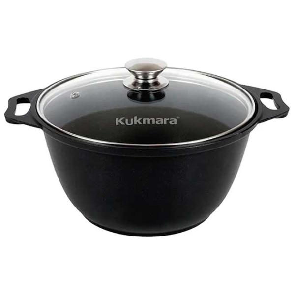 Кастрюля Kukmara К31А 3л Алюминий / Черный photo 1