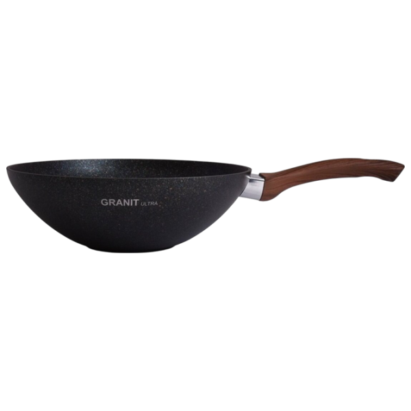 Сковорода Kukmara Granit Ultra SVKGO280A Вок / 28 см / Черный photo 3