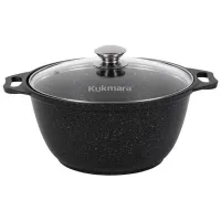 Cratiță Kukmara КМТ22А 2l Aluminiu / Black