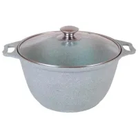 Кастрюля Kukmara КМФ22А 2л Алюминий / Серый