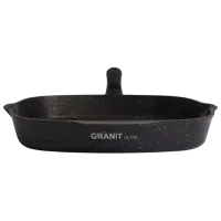 Сковорода Kukmara Granit Ultra SGKGO280A Tigaie-grill / / Черный photo 3