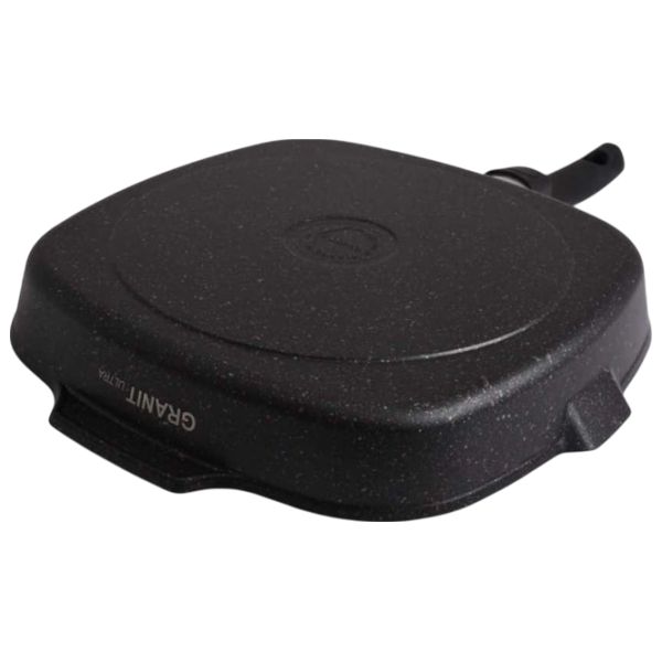 Сковорода Kukmara Granit Ultra SGKGO280A Tigaie-grill / / Черный photo 6