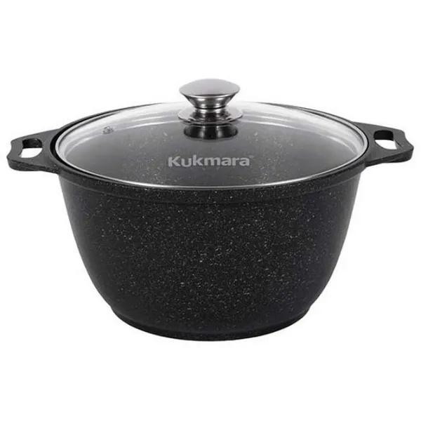 Кастрюля Kukmara КМТ32А 3л Алюминий / Черный photo 1