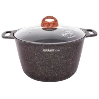 Кастрюля Korkmaz КГГ62А 6л Алюминий / Серый