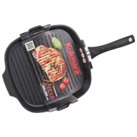 Сковорода Kukmara Traditia SGK280A Tigaie-grill / / Черный photo 5