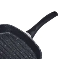 Сковорода Kukmara Marmura SGKMT280A Tigaie-grill / / Черный photo 4