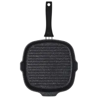 Сковорода Kukmara Marmura SGKMT280A Tigaie-grill / / Черный photo 5