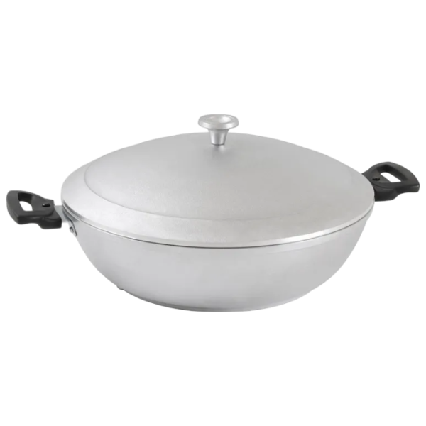 Tigaie Kukmara С303 Stewpan / 30 cm / Silver photo 1 Tigaie Kukmara С303 Stewpan / 30 cm / Silver photo 1