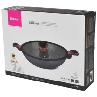 Сковорода Fissman Diamond 14302 Вок / 28 см / Черный photo 6