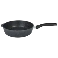 Set de tigăi Kukmara Granit Line SGGCH282A Adâncă / 28 cm / Black