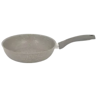 Сковорода Kukmara Marmura СМС241А Универсальная / 24 см / Серый