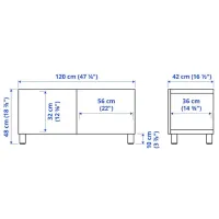 Comodă TV Ikea Besta 48 x 120 x 42 / PAL photo 6