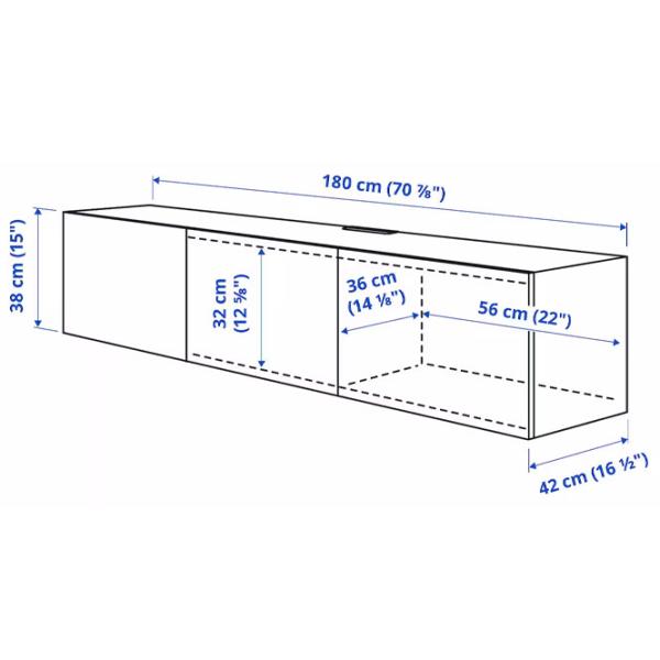 Comodă TV Ikea Besta 38 x 180 x 42 / PAL photo 6