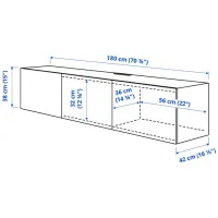 Comodă TV Ikea Besta 38 x 180 x 42 / PAL photo 8