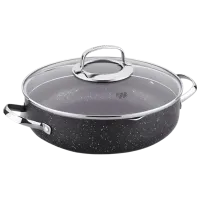 Tigaie Korkmaz Galaksi A2953 Adâncă / 24 cm / Black