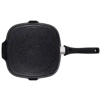 Сковорода Kukmara Marble Induction SGKMTI280A Tigaie-grill / / Черный photo 4