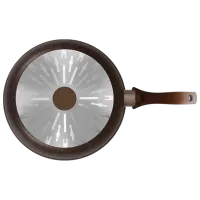 Сковорода Kukmara Marble Induction SMKI280A Универсальная / 28 см / Коричневый photo 4