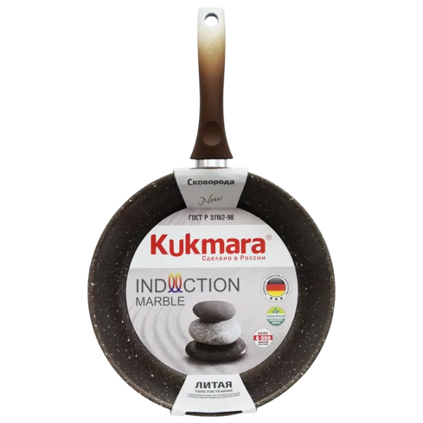 Tigaie Kukmara Marble Induction SMKI280A Universală / 28 cm / Brown photo 7 Tigaie Kukmara Marble Induction SMKI280A Universală / 28 cm / Brown photo 7