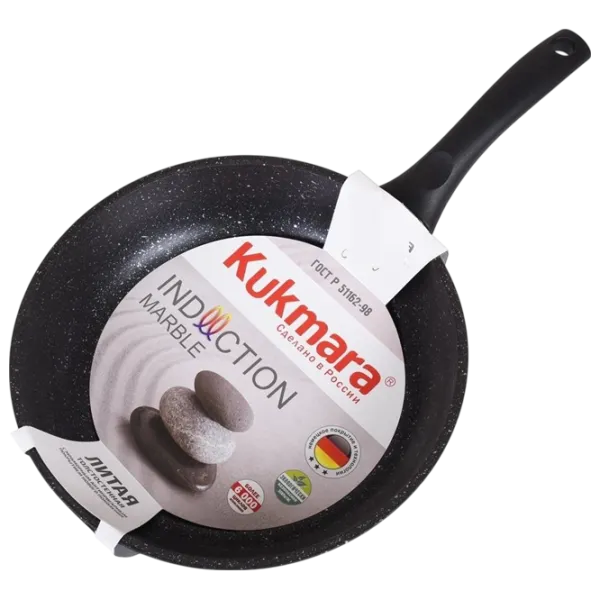 Tigaie Kukmara Marble Induction SMTI260A Universală / 26 cm / Black photo 4 Tigaie Kukmara Marble Induction SMTI260A Universală / 26 cm / Black photo 4