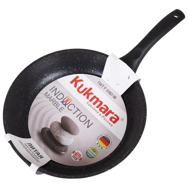 Tigaie Kukmara Marble Induction SMTI260A Universală / 26 cm / Black photo 4 Tigaie Kukmara Marble Induction SMTI260A Universală / 26 cm / Black photo 4