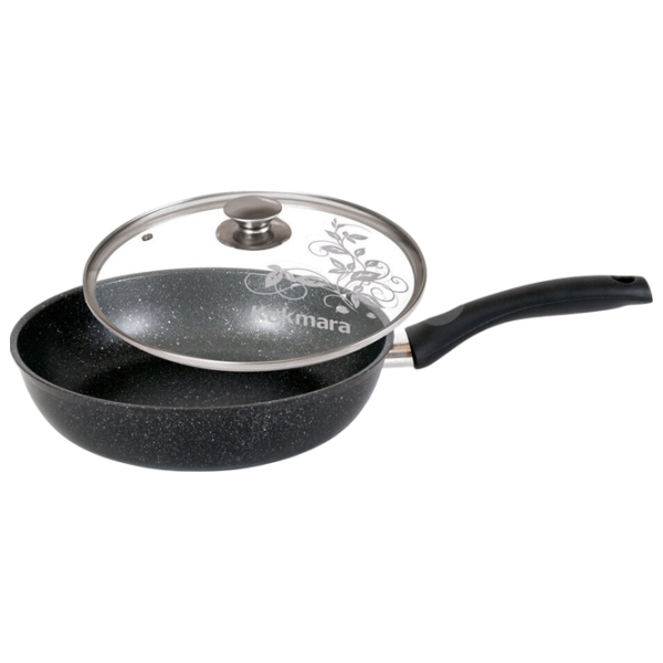 Tigaie Kukmara Marmura SMT24603A Universală / 24 cm / Black photo 2