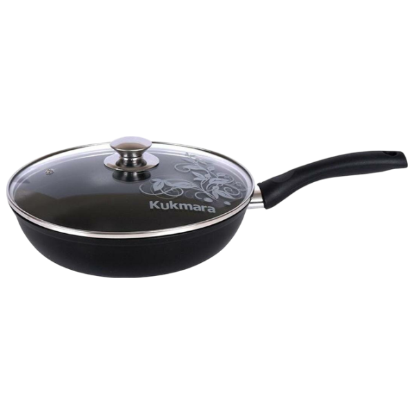 Tigaie Kukmara С242A Universală / 24 cm / Black photo 1