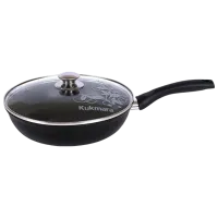 Сковорода Kukmara С242A Универсальная / 24 см / Черный