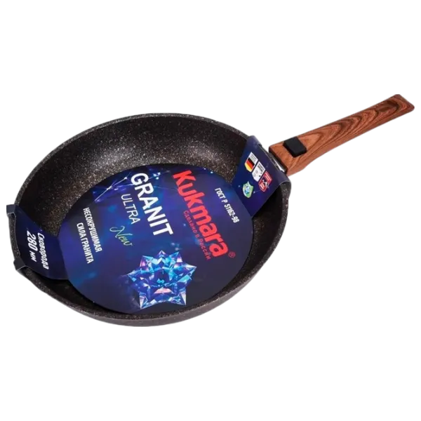 Tigaie Kukmara Granit Ultra SGO282A Universală / 28 cm / Black photo 3