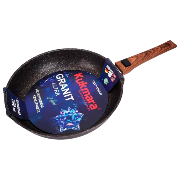 Tigaie Kukmara Granit Ultra SGO282A Universală / 28 cm / Black photo 3