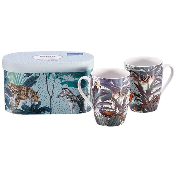 Set de căni Korkmaz Forest 360 ml / Porțelan / Multicolor photo 1