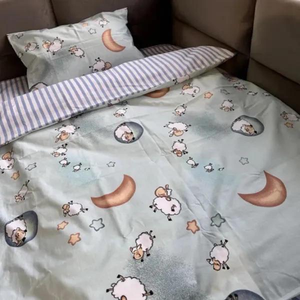 Lenjerie de pat pentru copii TEP Tepik Soft Dreams (5726243) Bumbac/ Blue Light photo 2