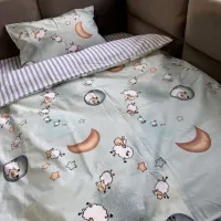 Lenjerie de pat pentru copii TEP Tepik Soft Dreams (5726243) Bumbac/ Blue Light photo 2
