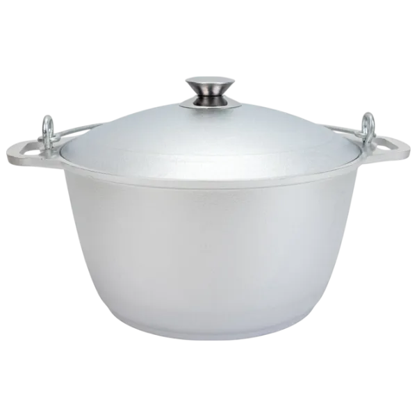 Ceaun pentru grătar Kukmara KP60 6 ll / Aluminiu / Silver photo 1