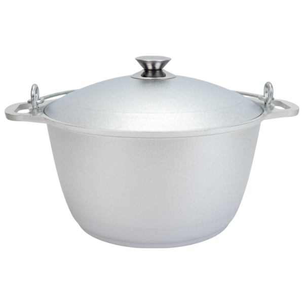 Ceaun pentru grătar Kukmara KP60 6 ll / Aluminiu / Silver photo 1
