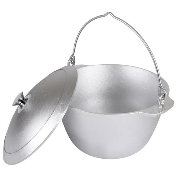 Ceaun pentru grătar Kukmara KP60 6 ll / Aluminiu / Silver photo 2