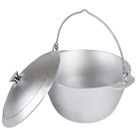 Ceaun pentru grătar Kukmara KP60 6 ll / Aluminiu / Silver photo 2