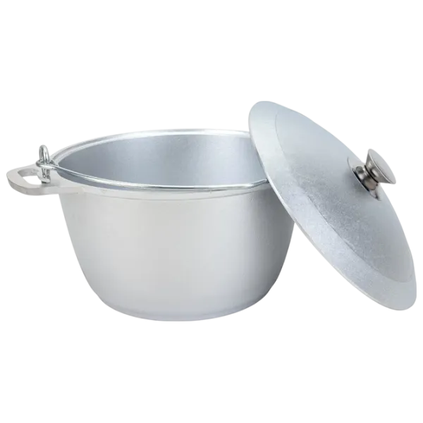 Ceaun pentru grătar Kukmara KP60 6 ll / Aluminiu / Silver photo 3