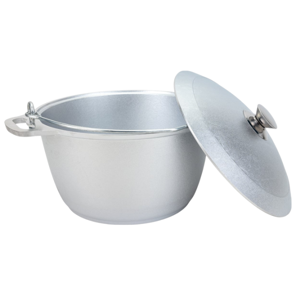 Ceaun pentru grătar Kukmara KP60 6 ll / Aluminiu / Silver photo 3