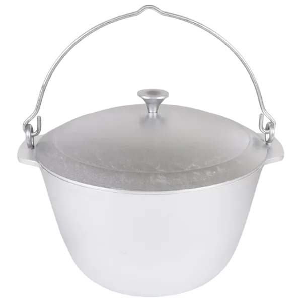 Ceaun pentru grătar Kukmara KP80 8l / Aluminiu / Silver photo 1