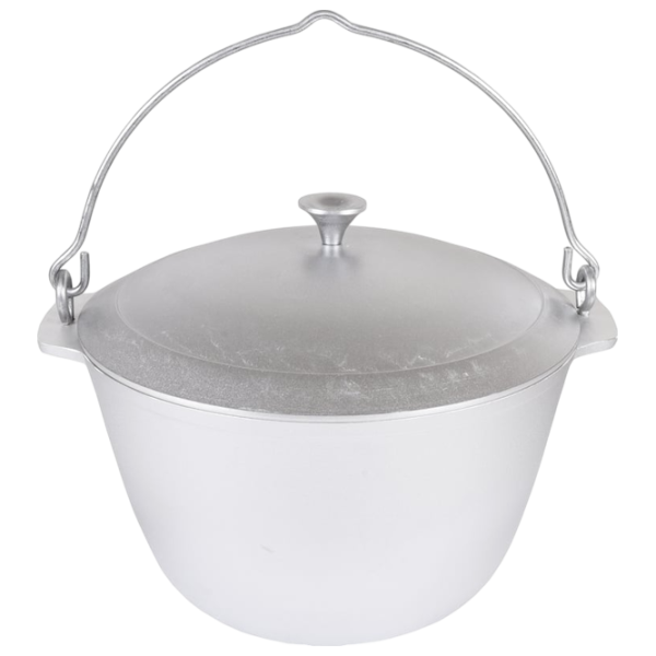 Ceaun pentru grătar Kukmara KP80 8l / Aluminiu / Silver photo 1