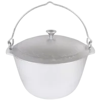 Ceaun pentru grătar Kukmara KP80 8l / Aluminiu / Silver