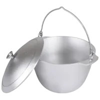 Ceaun pentru grătar Kukmara KP80 8l / Aluminiu / Silver photo 2