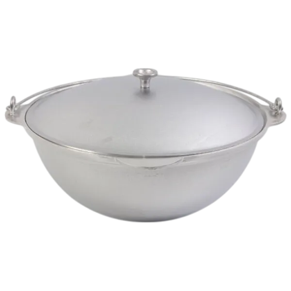 Ceaun pentru grătar Kukmara KP90 9l / Aluminiu / Silver photo 1