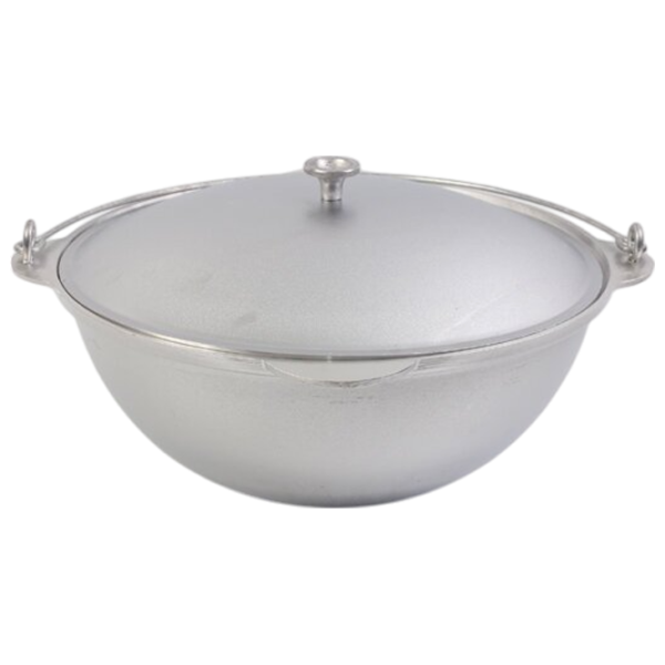 Ceaun pentru grătar Kukmara KP90 9l / Aluminiu / Silver photo 1