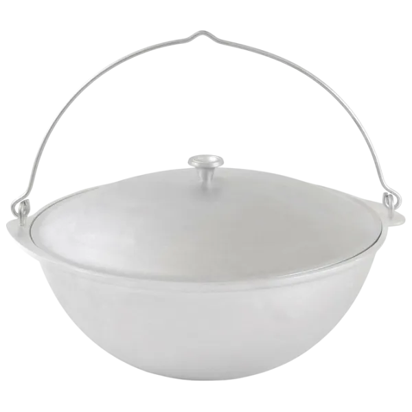 Ceaun pentru grătar Kukmara KP90 9l / Aluminiu / Silver photo 2